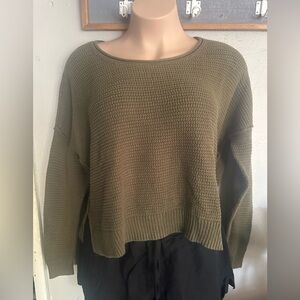 Lucky Brand Olive Green Women's Sweater